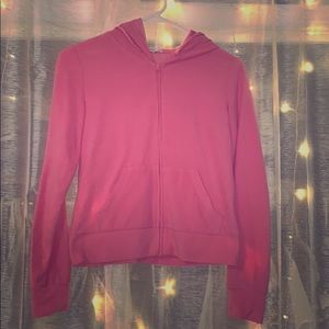 Pink hoodie